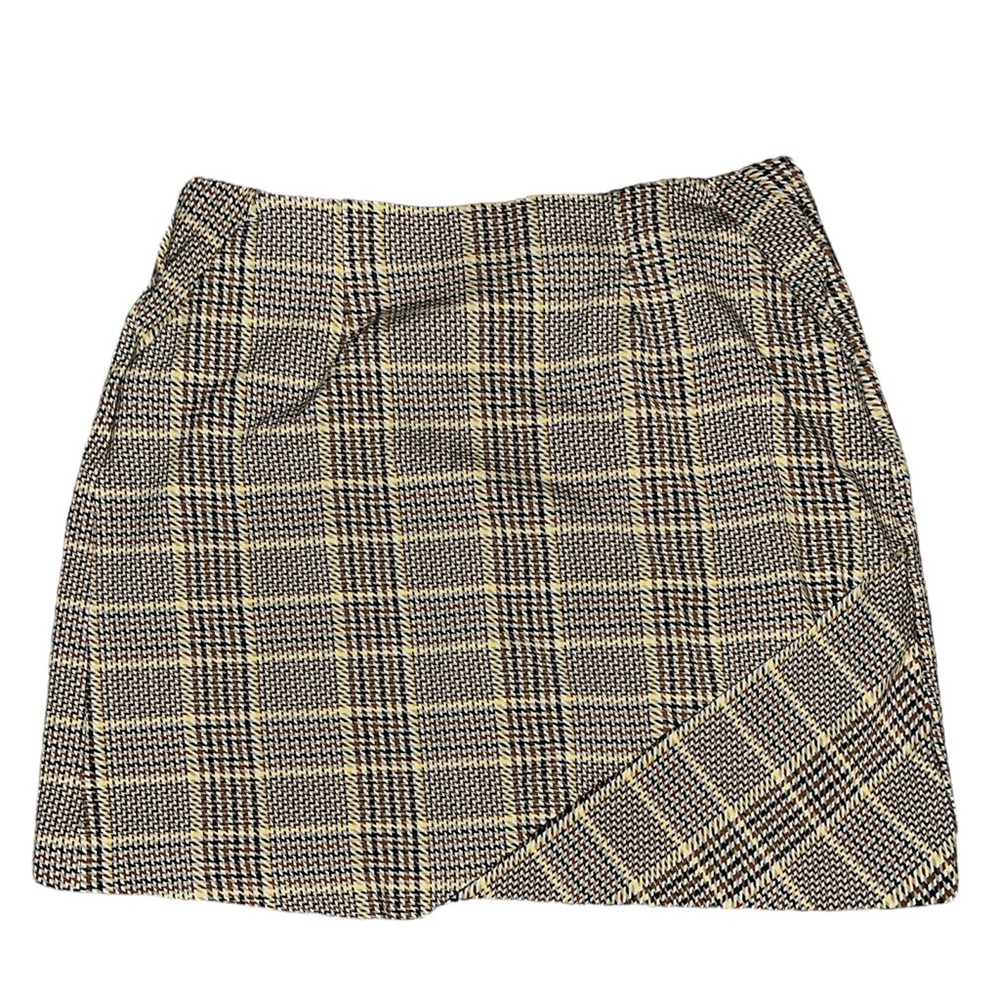 Cabi Plaid Pastime Wrap Skirt